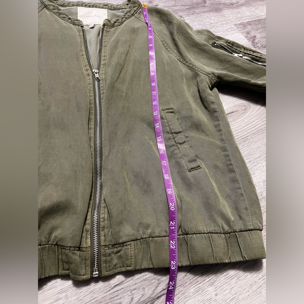 Lola Rae Gemma Tencel Bomber Jacket - Picture 8 of 8
